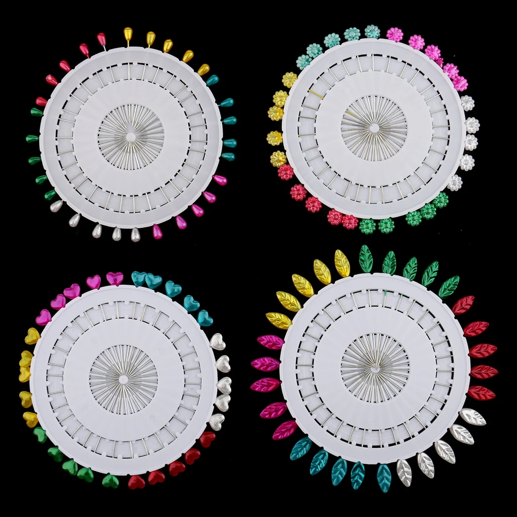 120 Pieces Assorted Hijab Scarf Pins Safety Pin Tailor Sewing Snag-Free Pin 