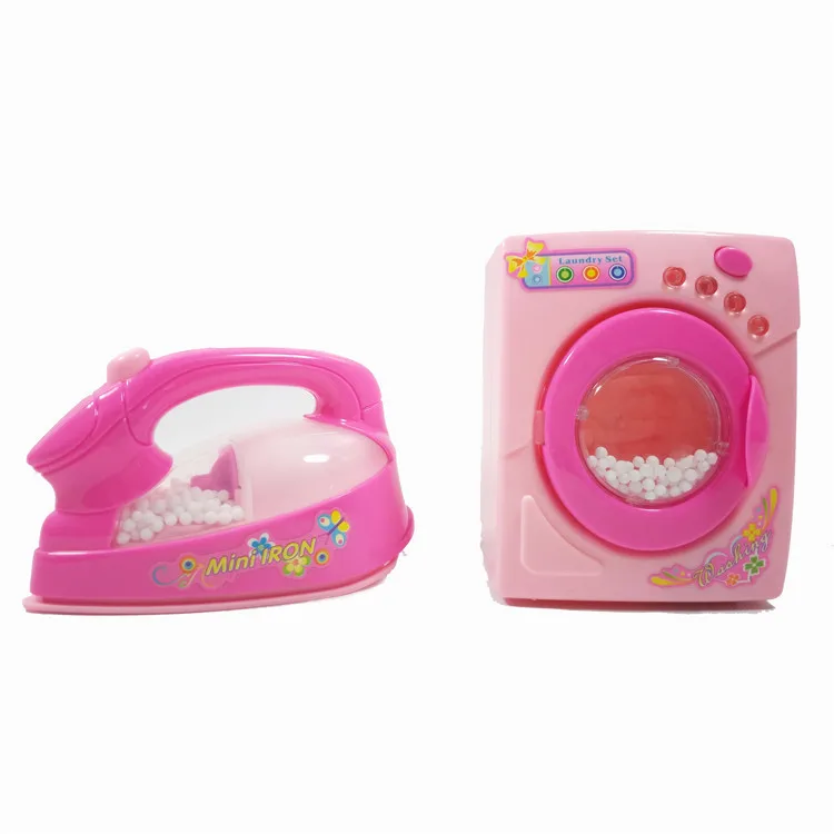 Детский мини-игровой домик, игрушки, модель, игровой домик, маленькая бытовая техника, серия, модель, электрическая функция, комплект из двух предметов