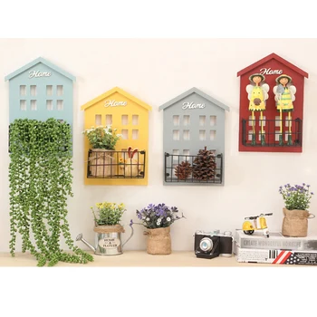 

Wooden Storage Wall Shelf Rack Display Organization House Style Decoration for Home QP2