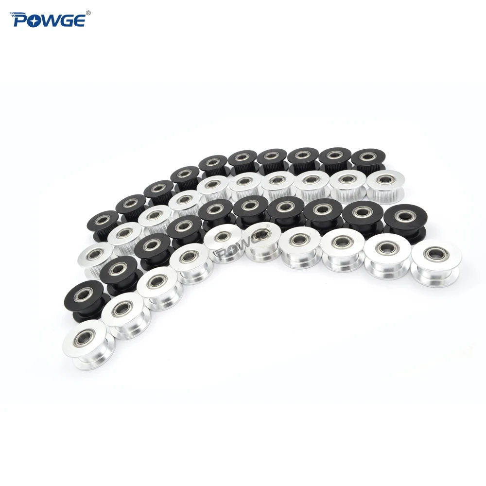 POWGE 10 шт длина 2 м 2GT 20 Зубы синхронное колесо Натяжной шкиф с Диаметр 3/4/5 мм