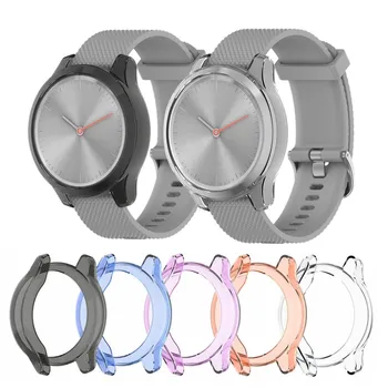 

TPU Case Cover For Garmin Vivomove 3S Smart Watch Silicone Protective Shell For Garmin move3S Wristband Protector Sleeve Frame