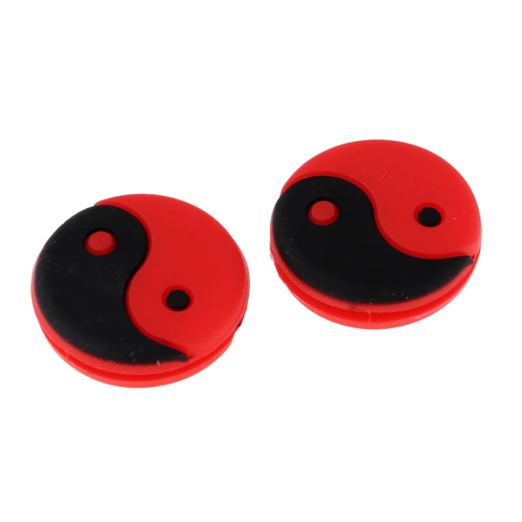 2 Pieces Tai Chi Tennis Racquet Shock Absorber Vibration Dampeners Damper