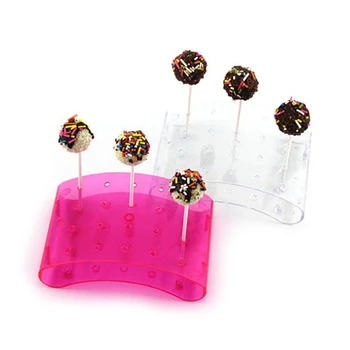 

Colorful Curved Lollipop Display Stand Transparent Shelf Organizer For Children Festive Party Supplies For School store