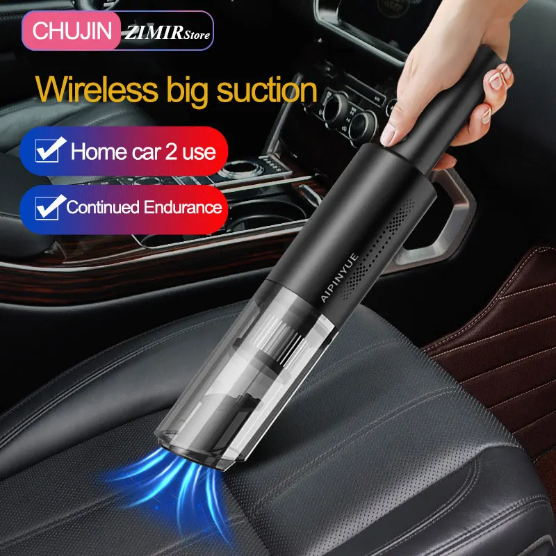 

New Car Vacuum Cleaner 6000Pa Suction Handheld Wireless Vacuum Cleaner Portable Rechargeable Home Vacuum Cleaner