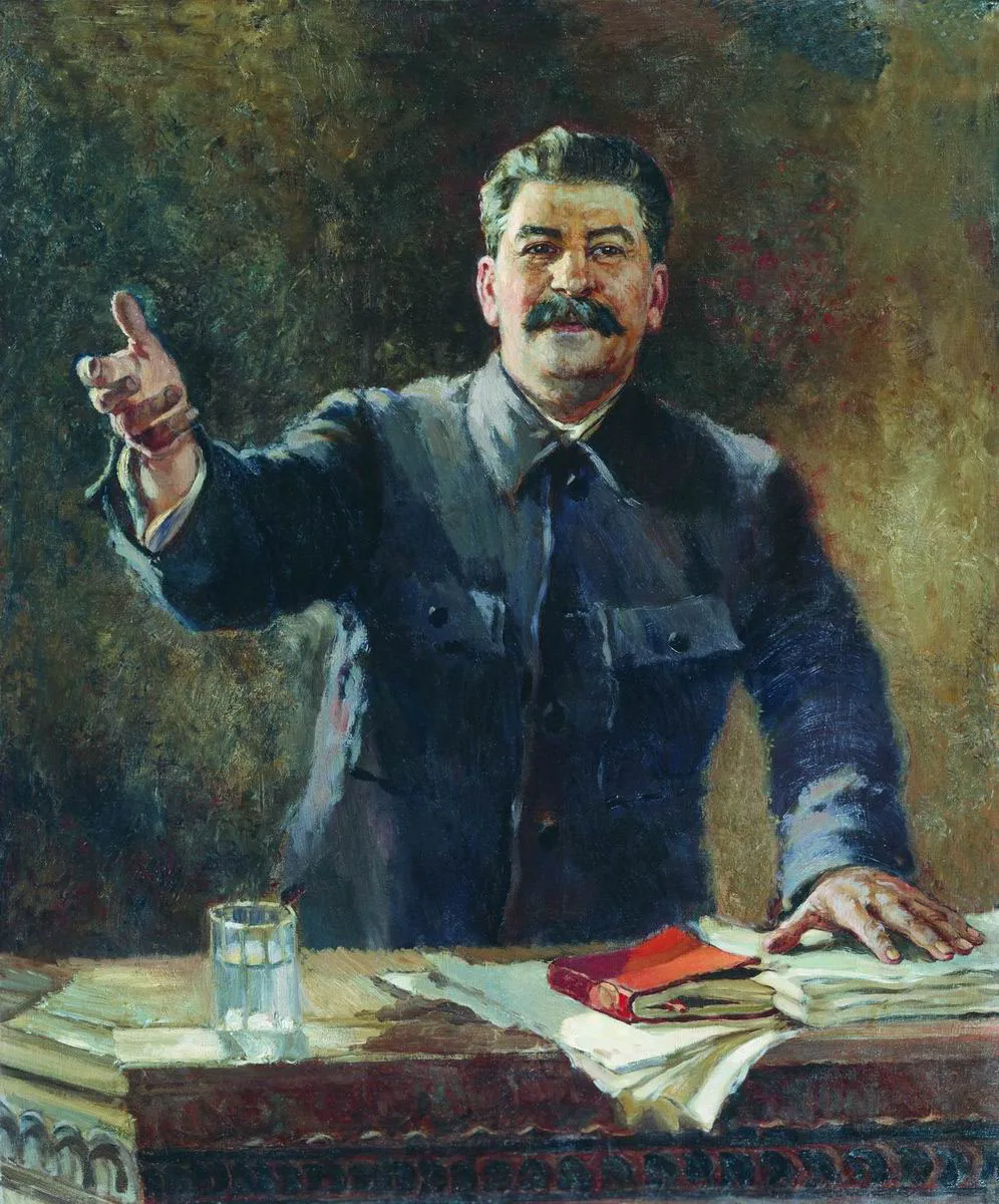 HOME OFFICE good ART World War II RUSSIA LEADER Joseph Stalin 100% Handpainted oil painting on canvas -FREE SHIPPING COST HOME OFFICE good ART World War II RUSSIA LEADER Joseph Stalin 100% Handpainted oil painting on canvas -FREE SHIPPING COST