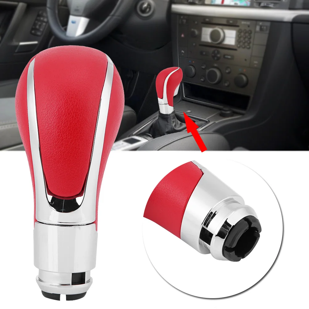 

Car Automatic Gear Stick Shift Shifter Lever Knob Head Cover for Opel Vauxhall Shift Knob Head Red / Light Brown shift knob