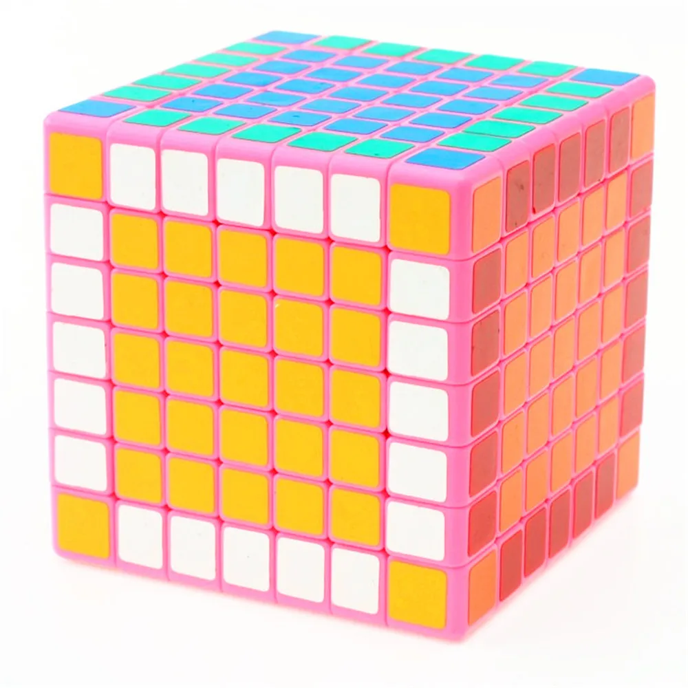 ShengShou 7x7x7 безопасный АБС пластик Профессиональный соревнование магический куб скорость Твист Головоломка Куб 7x7 образовательная разведка детские игрушки