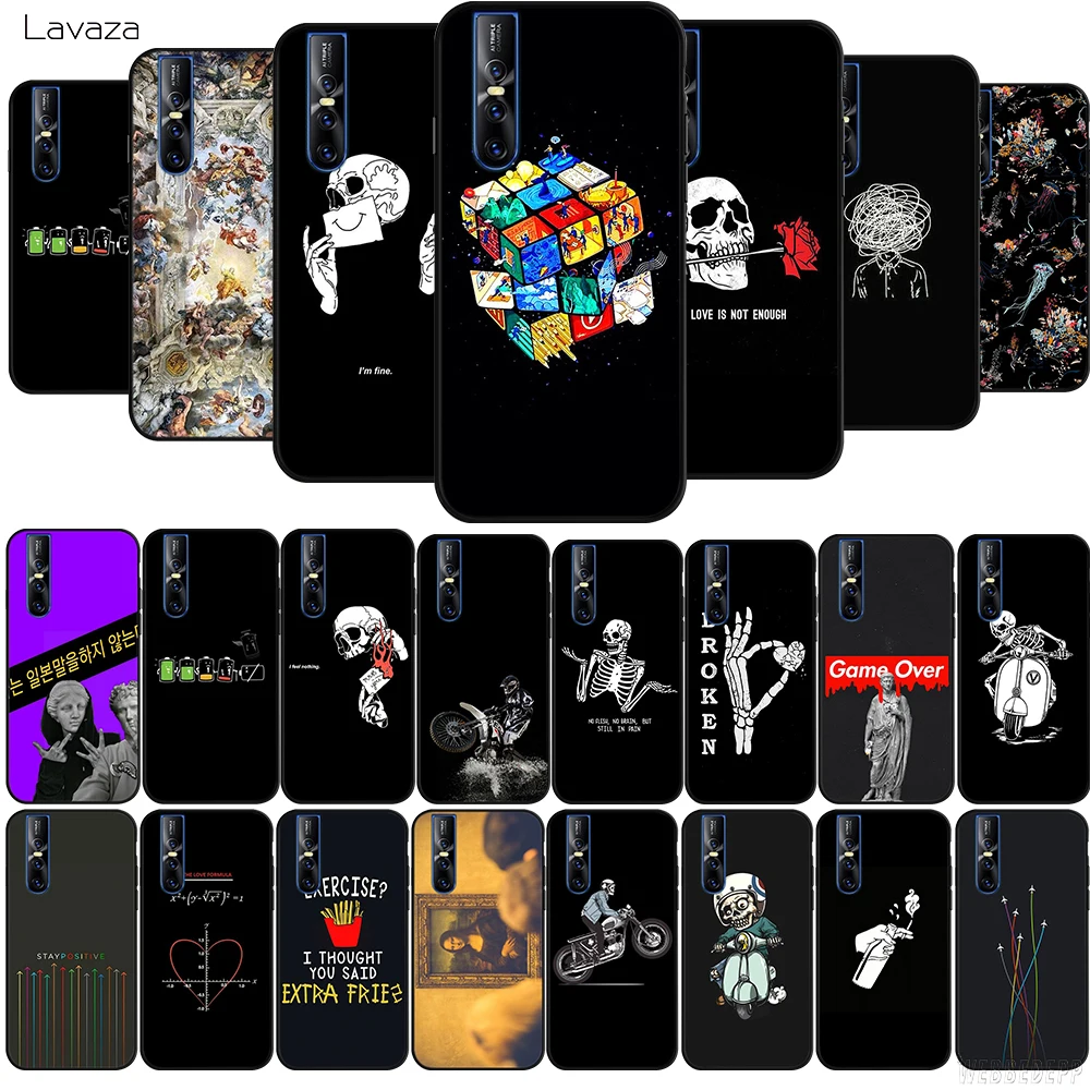 Мягкий чехол Lavaza Shantou из ТПУ для Vivo Y11 17 Y53 Y55 Y69 Y71 Y81 Y85 Y89 Y91 Y91C Y93 Y95 V9 V15 | Мобильные