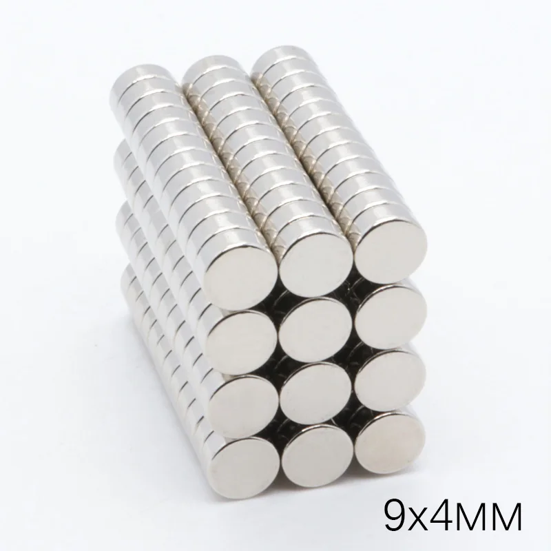 200 шт 9x4 мм NdFeB маленький супер сильный, мощный постоянный магнит круглый ремесло редкоземельные магниты 9*3 мм для ремесленного искусства