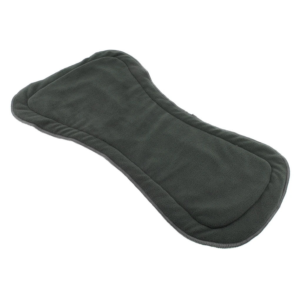 Washable Adults Cloth Diaper Insert Liners Incontinence Bamboo Charcoal Nappy Changing Pad 4