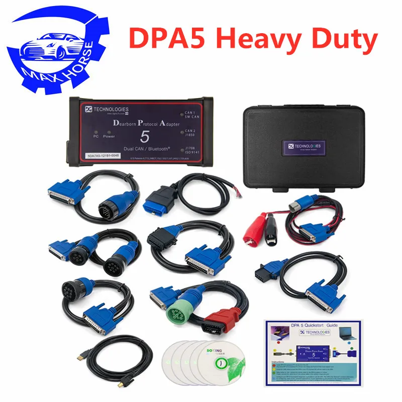 

Professional DPA 5 Dearborn Protocol Adapter 5 Full Adapters DPA5 Heavy Duty Truck Scanner Without Bluetooth Dual CAN DPA