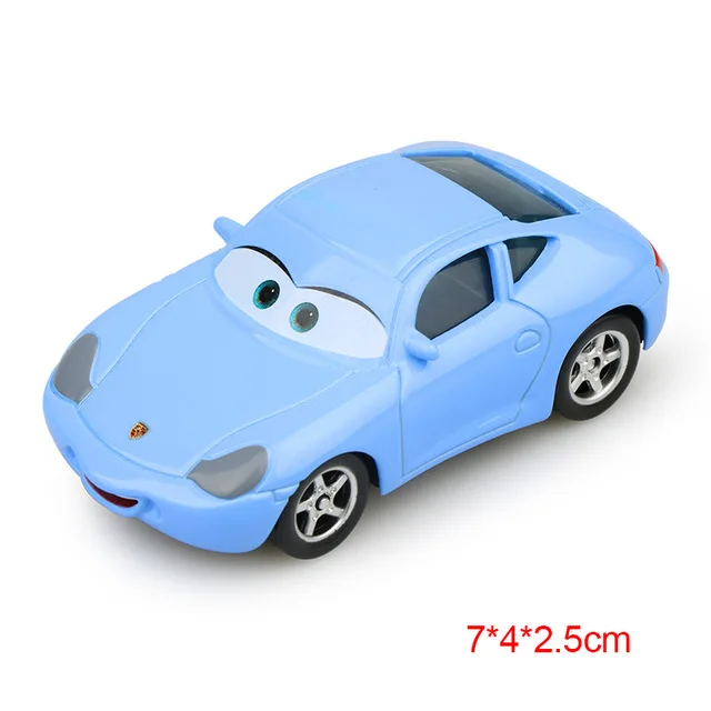 Disney Pixar тачки 3 2 Молния Маккуин Джексон шторм Круз модель автомобиля металлические игрушки Рождественский подарок на год для детей - Цвет: Sally