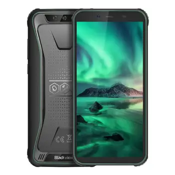 Перейти на Алиэкспресс и купить Оригинальный Blackview BV5500 Plus 3 ГБ 32 ГБ IP68 водонепроницаемый прочный смартфон Android 10,0 5,5 ''4400 мАч 4G Открытый NFC мобильный телефон