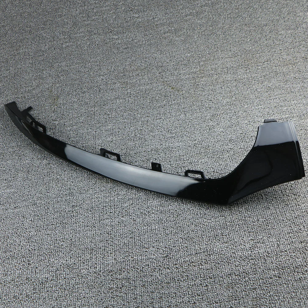 3Pcs Black Front Bumper Lower Chrome Molding Trim For Mercedes-Benz C205 W205 S205 C63 AMG C180 C200 C300- 2058852500