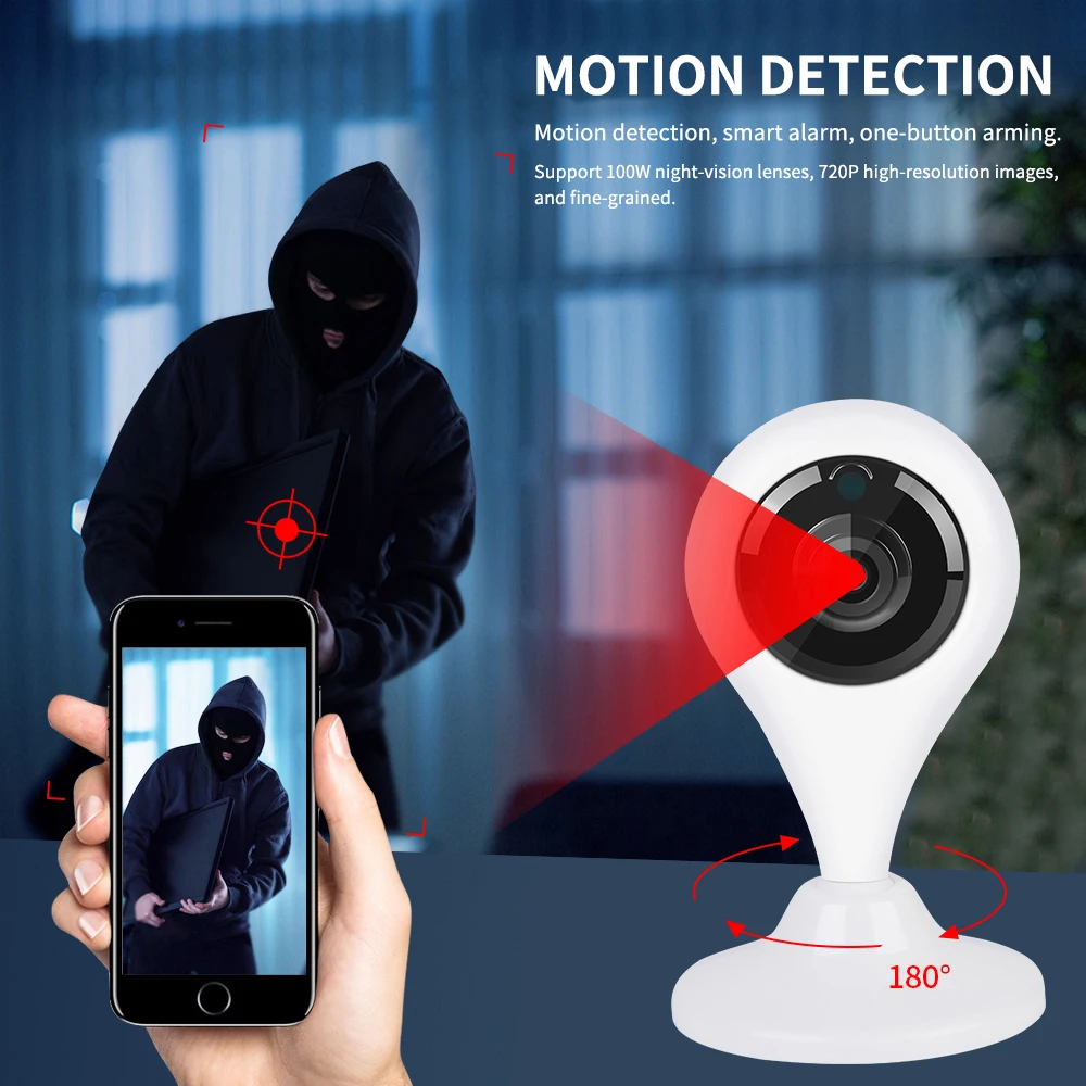 1080P Мини IP камера беспроводная WiFi камера безопасности обнаружения температуры и влажности видеонаблюдения камеры видеонаблюдения детский монитор