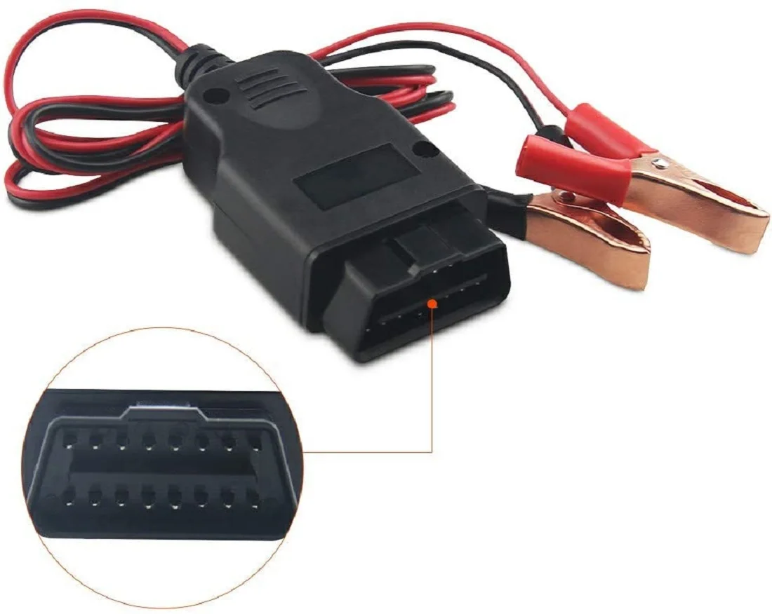 Cavo Batteria Auto Cavo Di Emergenza Per Auto Connettore ECU OBD2 Per Auto, Cavo Di Alimentazione Di Emergenza Batteria Salva Memoria Sostituzione Strumento Universale Cavo Ecu Per Auto Pulizia Fap - Foto 11