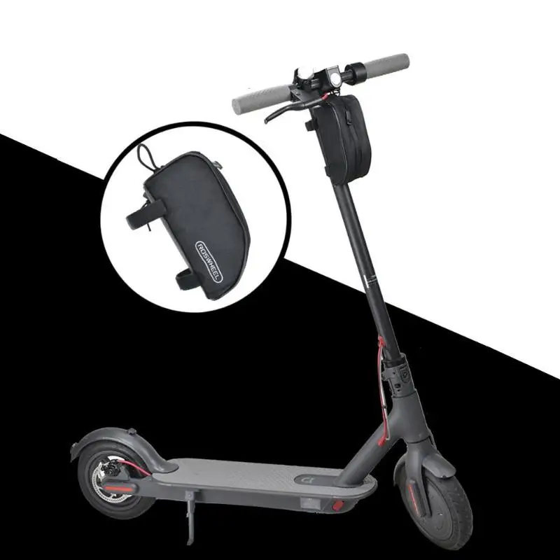 ROSWHEEL сумка для хранения электрического скутера, подвесная сумка с передней ручкой для Xiaomi M365, аксессуары для скутера черного цвета