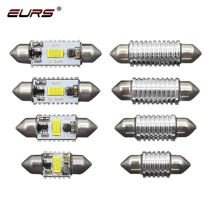 Светодиодсветодиодный лампы EURS Festoon CSP 31/36/39/41 мм C5W/C10W | Автомобили и мотоциклы