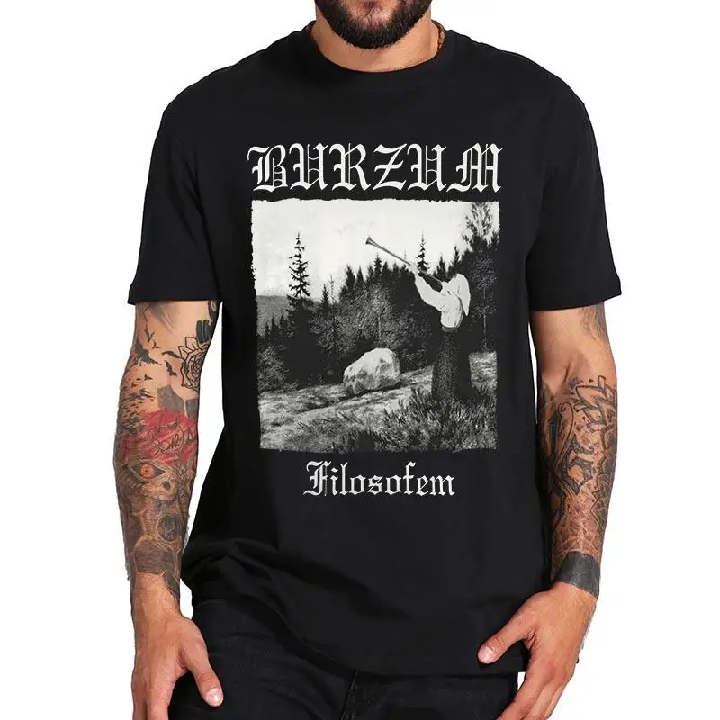 

Футболка Burzum Varg Vikernes, удобная летняя хлопковая Футболка с круглым вырезом, классические топы размера ЕС