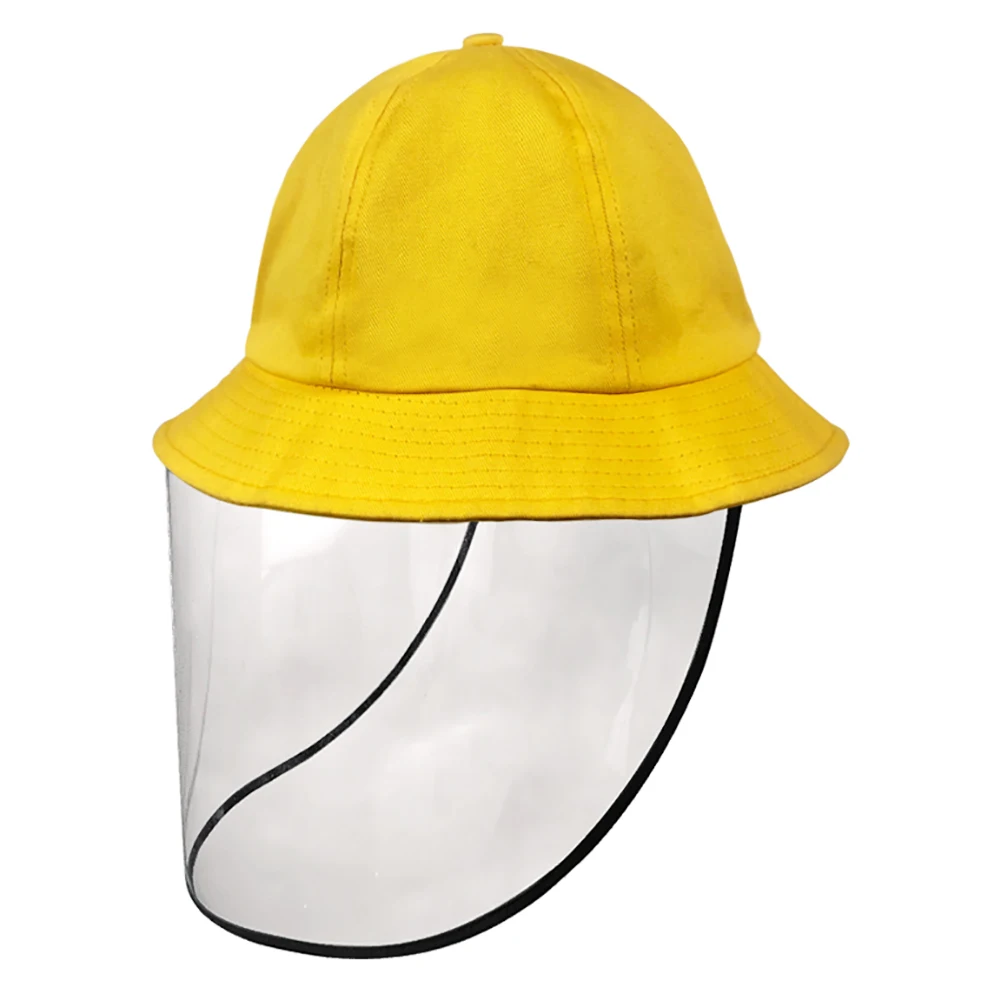 

Anti-Spreading Outdoor Bucket Hat Face Protective Dust Protection Cap Hat Polyester Hat With Cover For 3-9-Yeas- Old Children