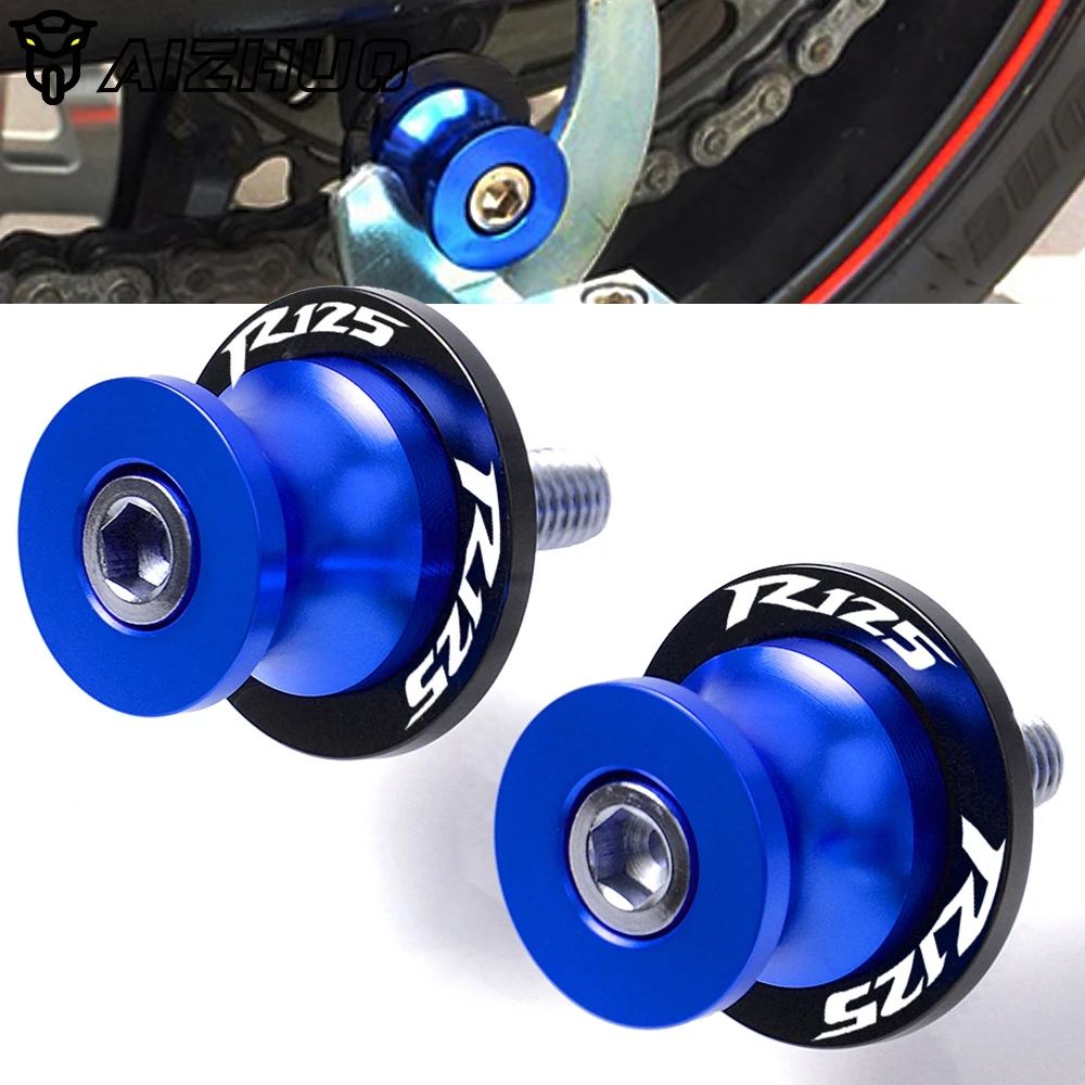 Аксессуары для мотоциклов M6 Swingarm Слайдеры Катушки стенд винты для YAMAHA YZF R125 R 125 2008-2013 2009 2010 2011 2012