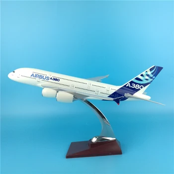 

36cm Airbus A380 Prototype Resin Airplane Model Prototype Airlines Airways A380 Aircraft Scale Decorative Models Children Toys