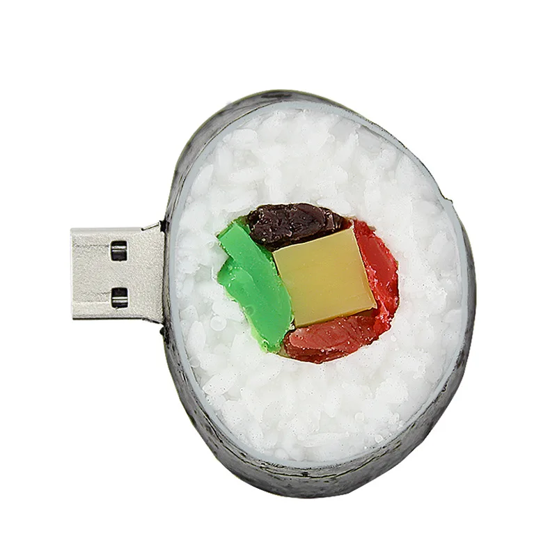 Суши Usb флеш-накопитель пищевой мультяшный флеш-накопитель 2,0 Usb флешка 4G 8G 16G 32GB 64G 128G 256G Флешка карта памяти