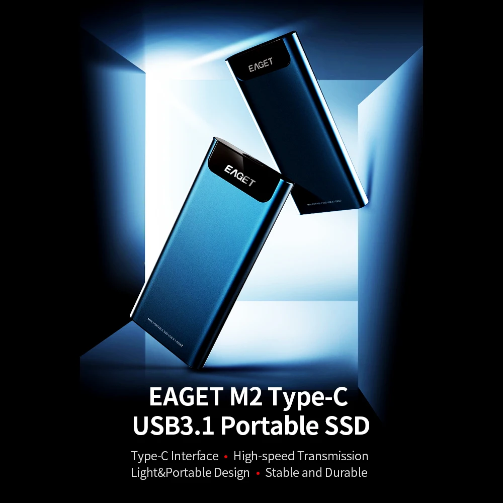 EAGET M2 Type C USB3.1 портативный SSD Портативный твердотельный накопитель