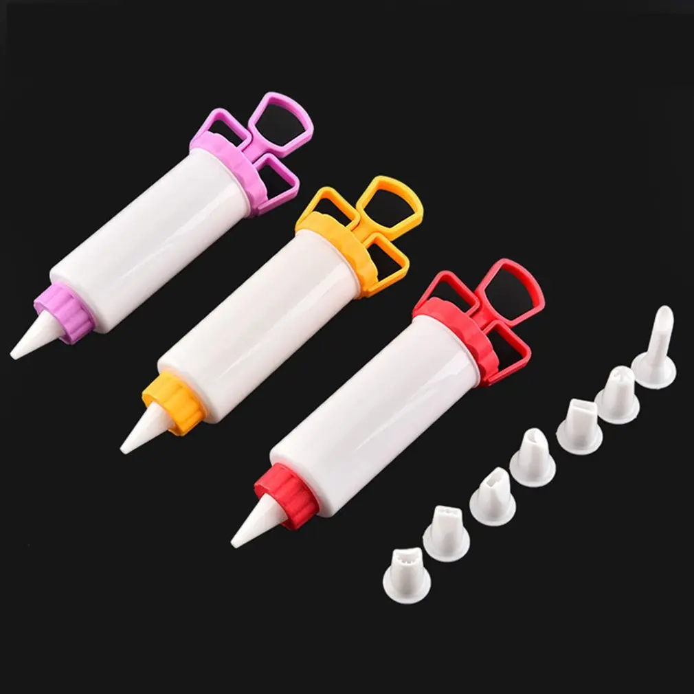 

Silicone Food Writing Pen Chocolate Decorating tools Cake Mold Cream Cup Cookie Icing Piping Pastry Nozzles