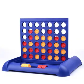 

Line Up 4 Four Classic Family Fun Fast Paced Board Game Gomoku Four-game Chess Puzzle Parent-child Toy 72XC