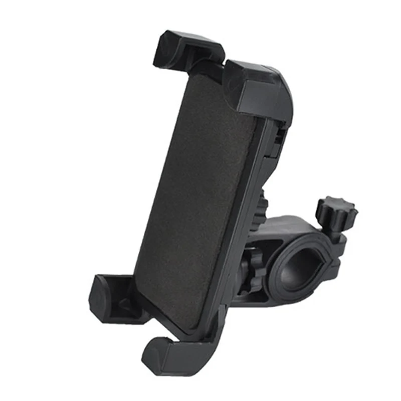 

Motorcycle Bike Mobile Phone Holder Motor Scooter Bicycle E-Bike Shockproof Stable Navigation Black Bracket Handle Mirror Seat