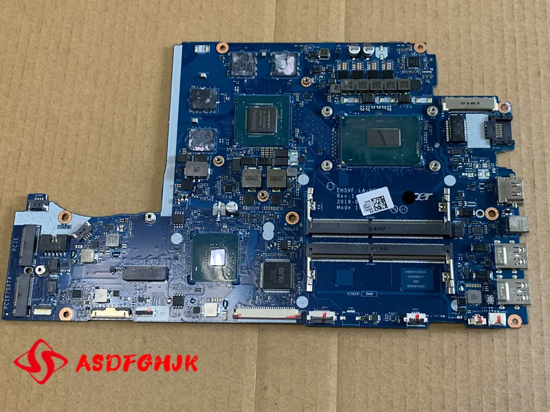 

Original AN515-54 motherboard mainboard for Acer laptop EH5VF LA-H501P WITH I7-9750H AND N18P-G0-MP-A1 Test OK Free Shipping