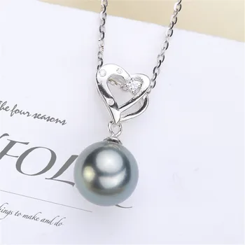 

S925 Sterling Silver Material Pendant Clasp Pearl Pinch Clip Bail Pendant Connectors Bail Beads Jewelry Findings Accessories