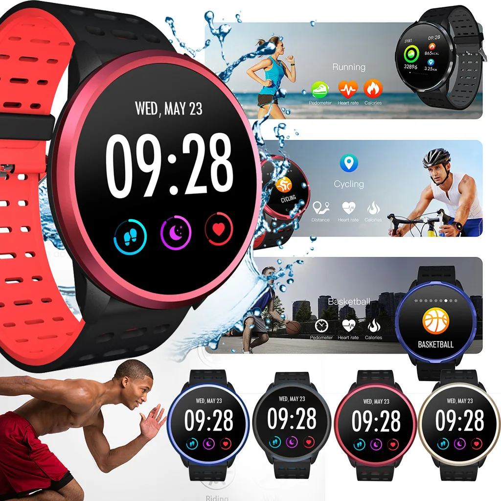 

Smart Watch Android iOS Sports Fitness Calorie Wristband Wear Smart Watch For Iphone For Sumsung Ip67 Waterproof #20