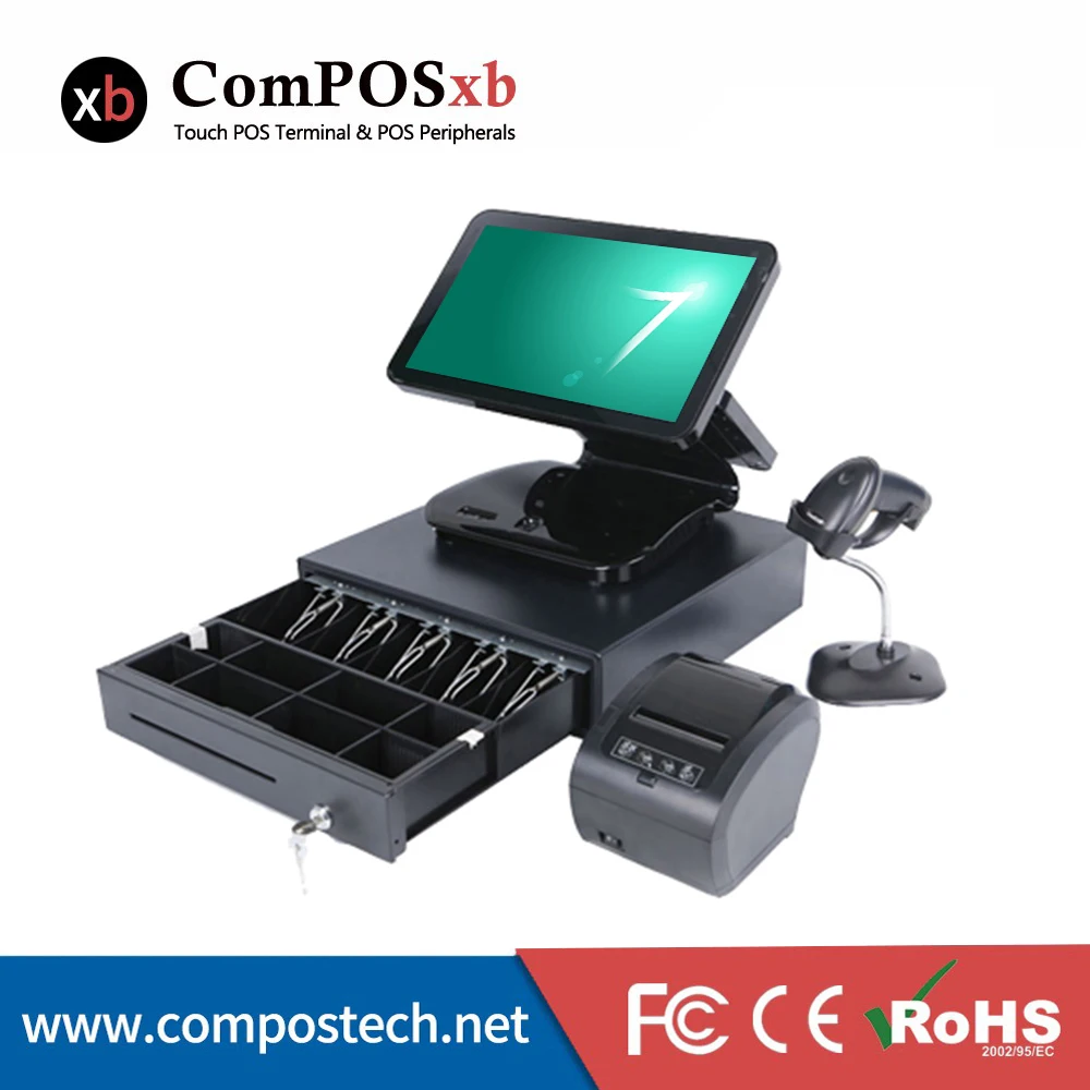Бесплатная доставка полный набор windows pos-планшетов possystems 15 6 + 11 дюймовый двойной