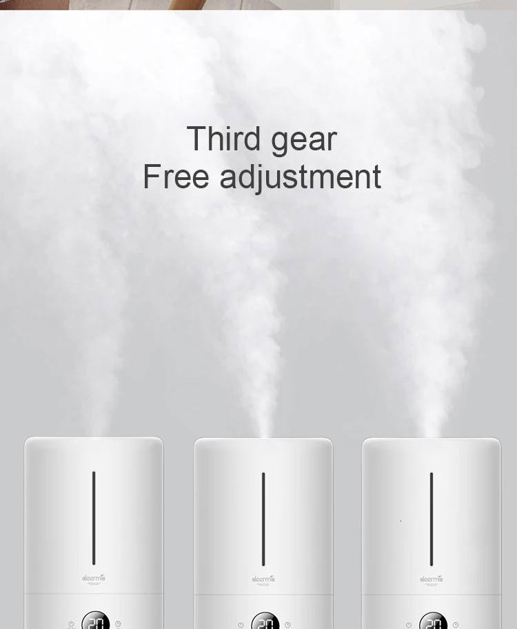 Xiaomi 5L Air Humidifier Large Aromatherapy Machine Ultrasound Atomization Humidifier Office Household 35DB Mute Humidifier