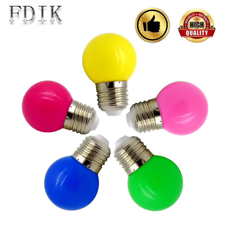 E27 цветные vesicles 220V Светодиодные глобусы лампы SMD 2835 энергосберегающие для