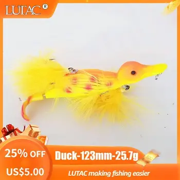 LOW PRICE ❤️ Lutac Duck Lures Fishing Tackle Wholesale Floating Artificial Baits Plastic - discount item 25% OFF Sports & Entertainment