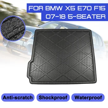 

Car Rear Trunk Boot Mat Waterproof Floor Mats Carpet Anti Mud Tray Cargo Liner For BMW X5 E70 F15 5-Seater 2007-2018