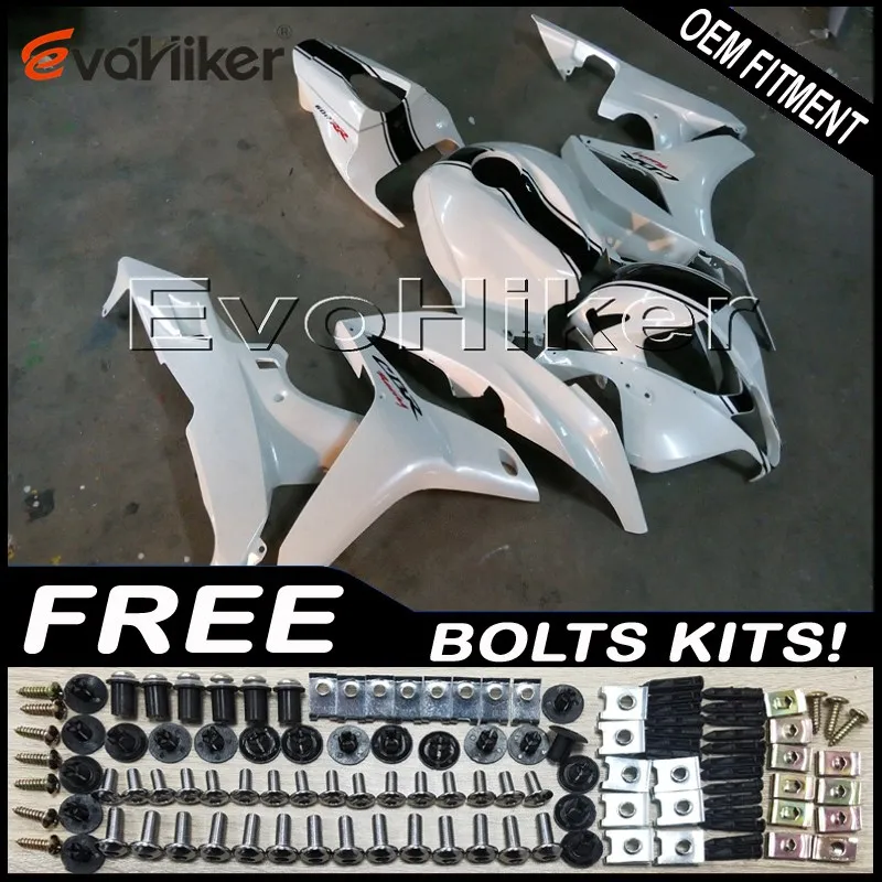 Пользовательские мотоциклетные пластиковые крышки для CBR600RR 2007-2008 F5 07 08 ABS обтекатель мотоциклетные панели литьевой формы белый+ подарки - Цвет: A