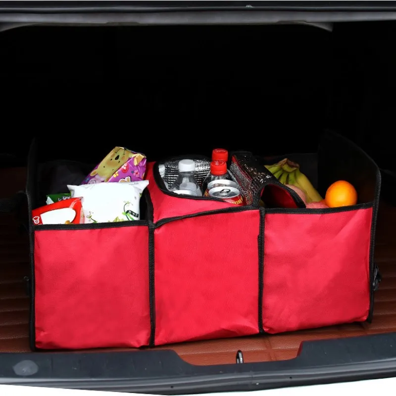 

Auto Accessories Storage Bag Organizer Multi-Pocket Large Capacity Folding Bags Car Truck Cargo Container Box Stowing Tidying
