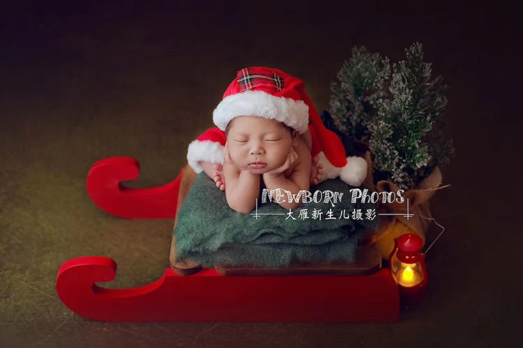 Креативная фотография новорожденного в европейском и американском Стиле Ретро