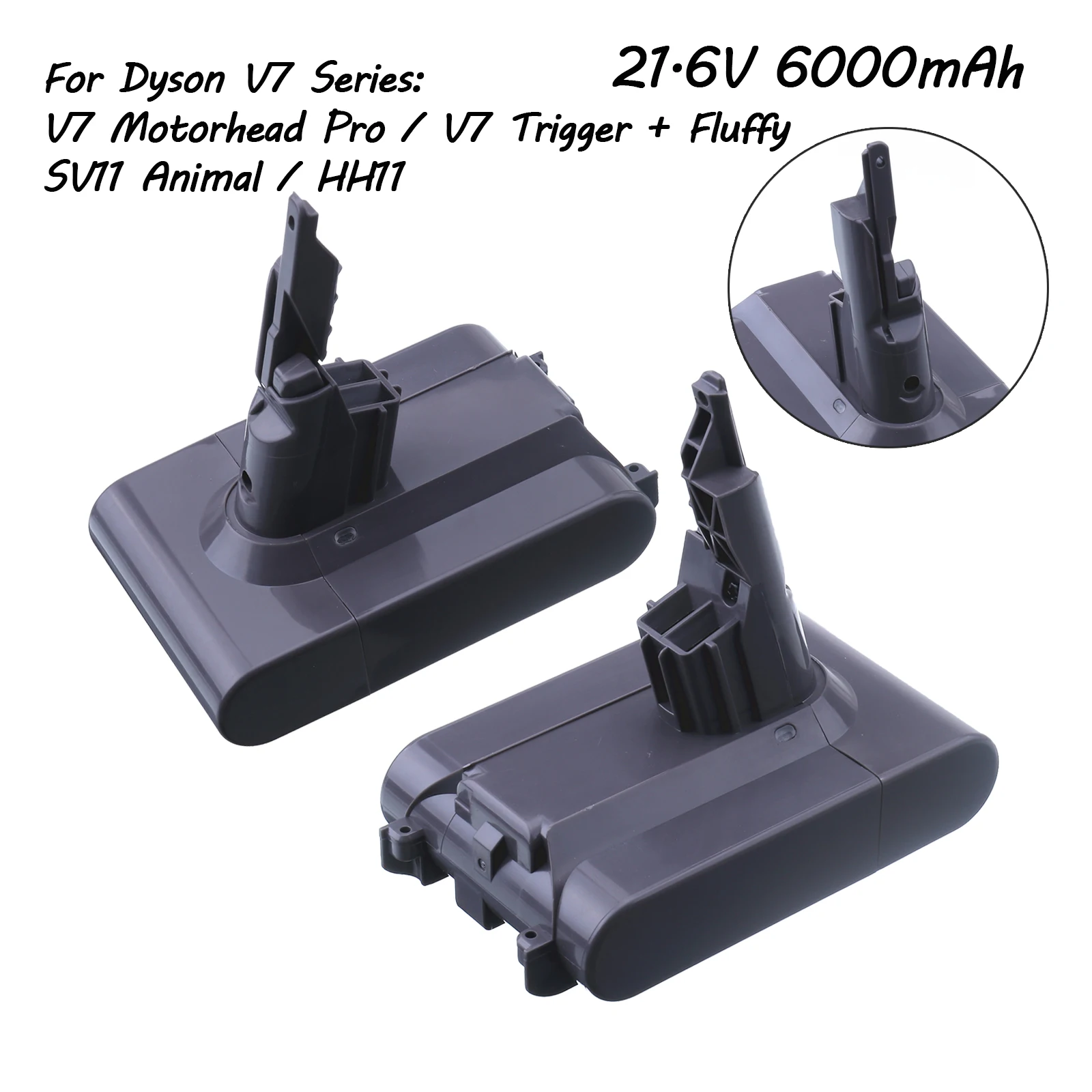 21.6v 6000mah For Dyson V7 Battery Sv11 