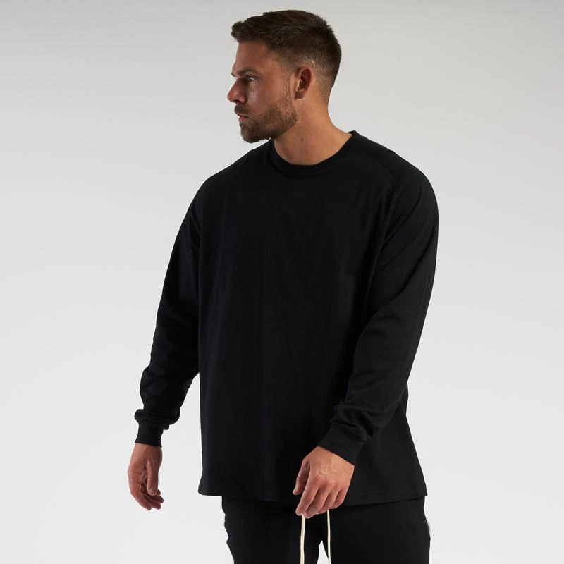 Mens Oversized T Shirt Gym Clothing Outdoor Hip Hop Sportswear Loose