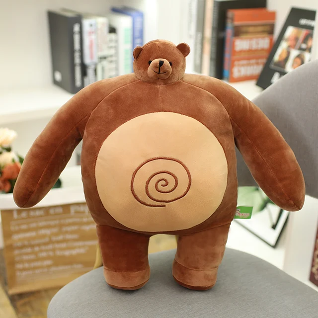 Small Head Big Body Brown Bear Toy Stuffed Tiny Head Teddy Bear Boyfriend Hug Pillow Muscle Body Bear Birthday Gift For Girl Stuffed Plush Animals Aliexpress
