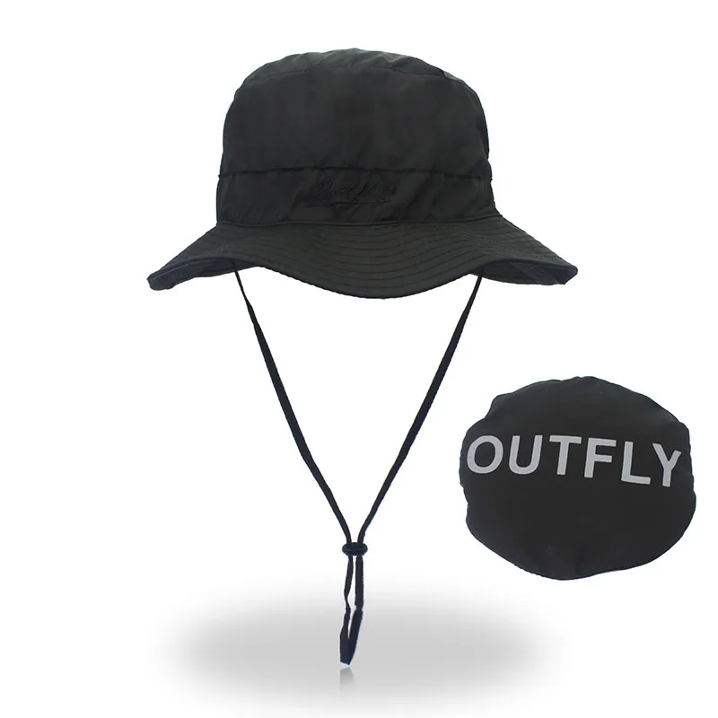 New Foldable Wallet Fisherman Hat Light And Quick-Drying Sun Visor Hat Men's Outdoor Travel Mountaineering Hat