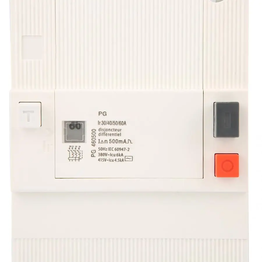 PG460500 30-60A 4-х полюсной 50 Гц/60 Гц низковольтный защитный автомат-выключатель воздушный выключатель остаточный автоматический выключатель