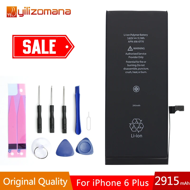 YILIZOMANA Original Mobile Phone Battery For iPhone5s 6 6s Replacement Batterie Internal Bateria For iPhone 6plus battery