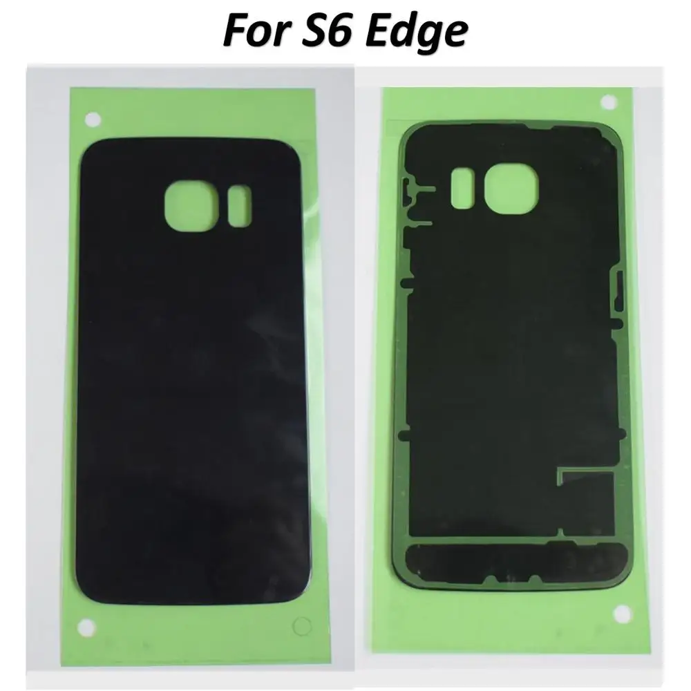 Для samsung Galaxy s6 Edge заднее стекло запасные части крышка батареи для S6 Edge G925A/T/F