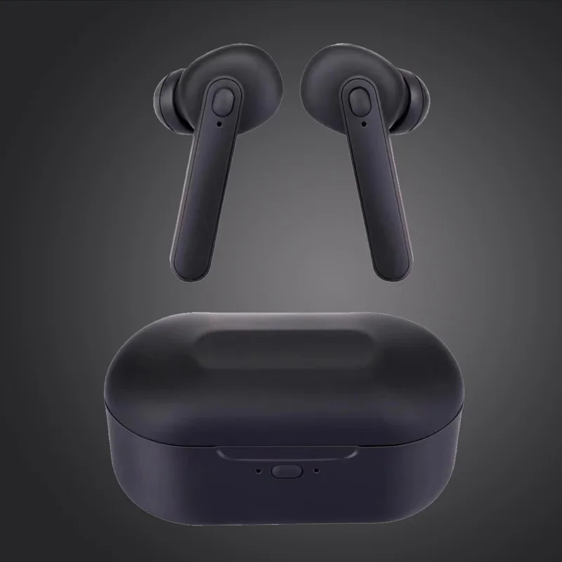 Черный LEORY DT-5 TWS bluetooth 5,0 Беспроводной Наушники Hi-Fi CVC8.0 Шум шумоподавления HD вызова наушники 2000 мА/ч, Мощность банк гарнитура - Цвет: Черный